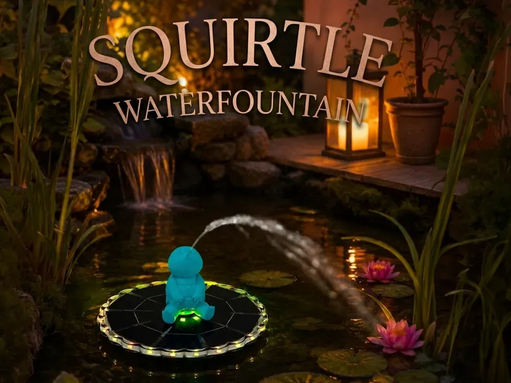 Squirtle que lanza agua, vista 1