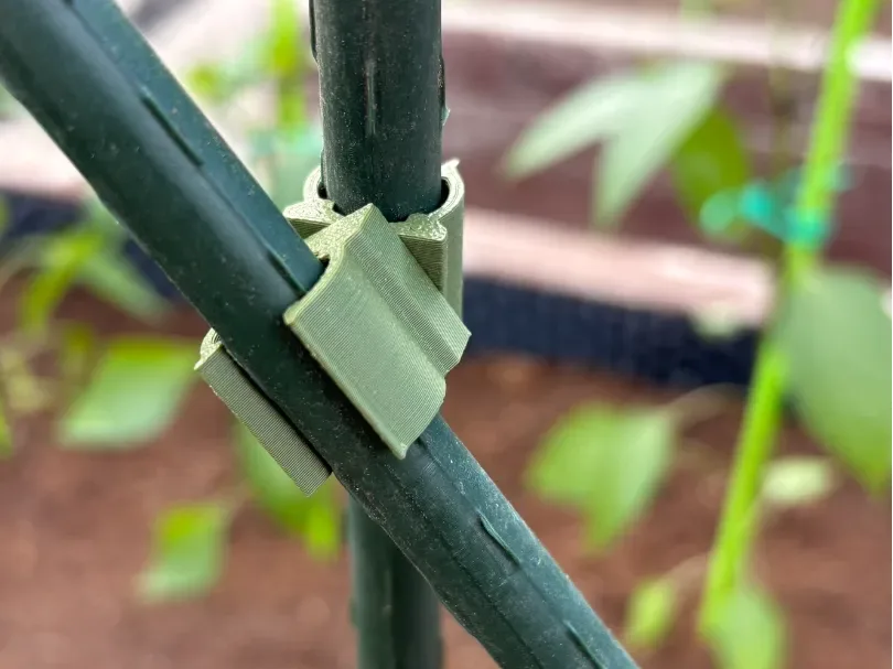 Conector de estaca de planta ajustable para impresión 3D, vista 1
