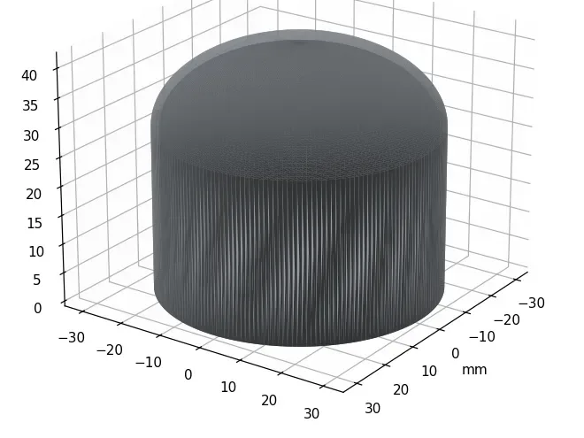 Tapa protectora contra la lluvia para funda de suelo para paragüero para impresión 3D, vista 1