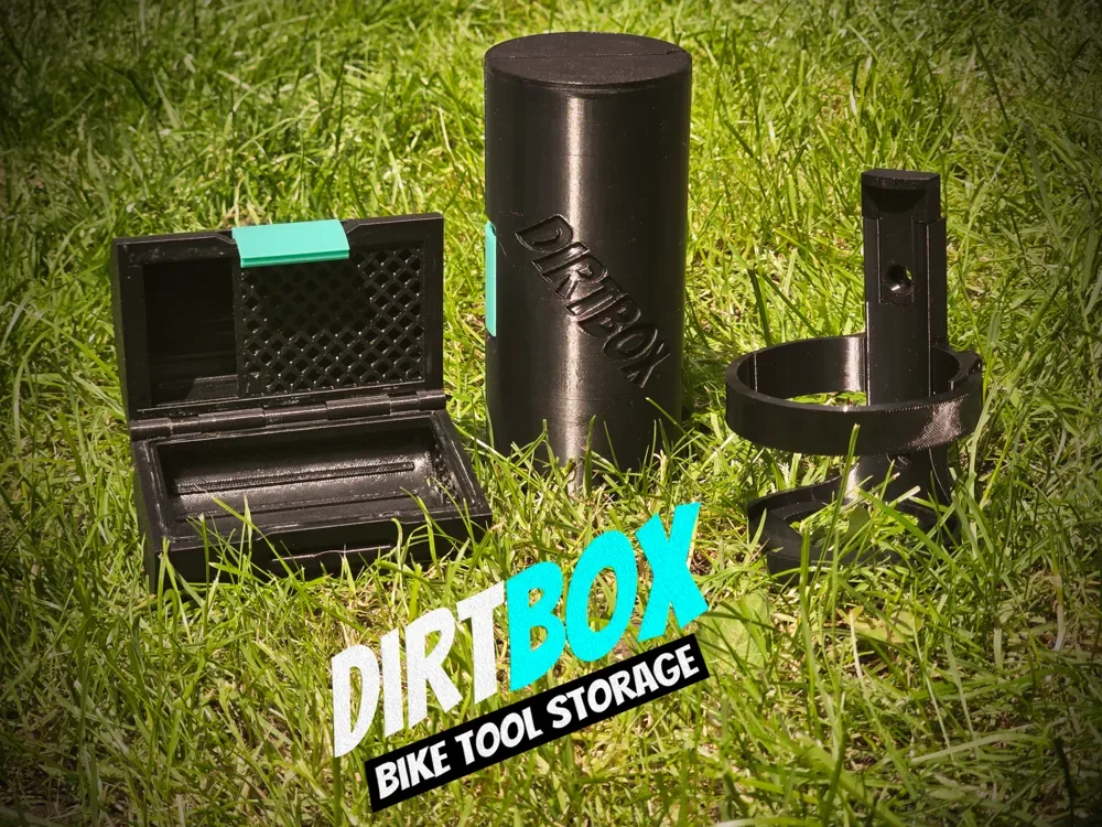 Dirtbox - Almacenamiento de herramientas para bicicletas para impresión 3D, vista 1