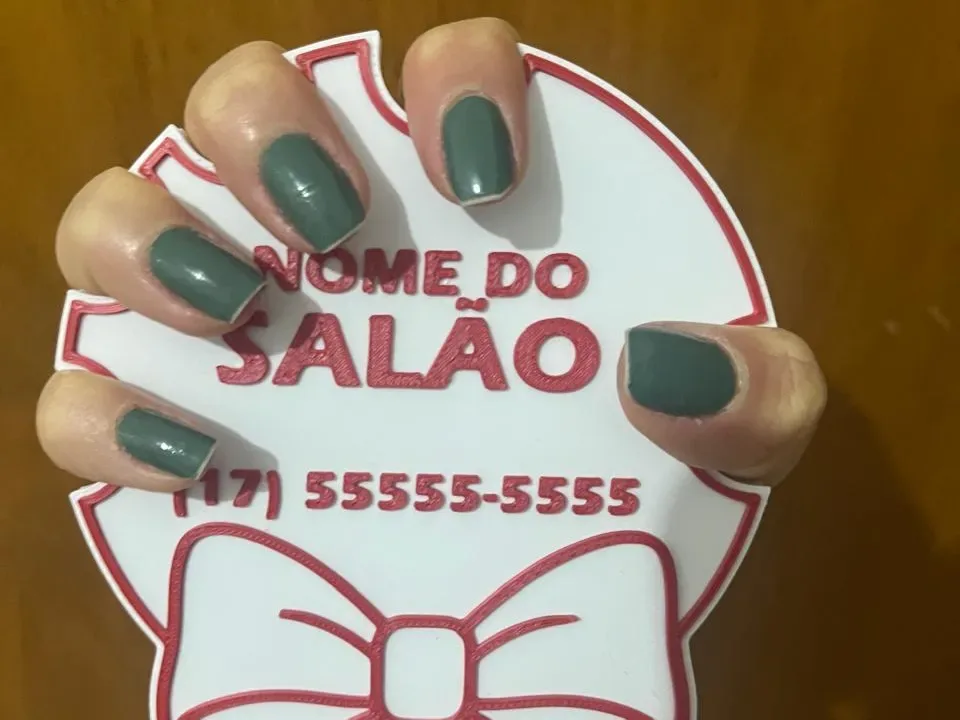 EXPOSITOR DE UÑAS PARA SALÓN DE UÑAS para impresión 3D, vista 1