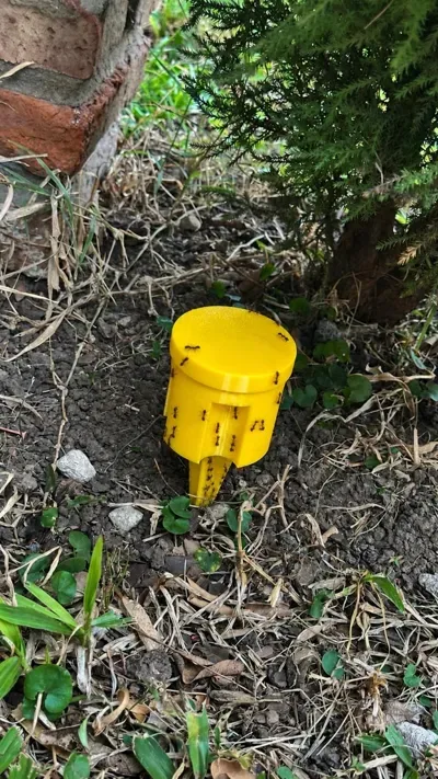 PORTA CEBO PARA HORMIGAS para impresión 3D, vista 2