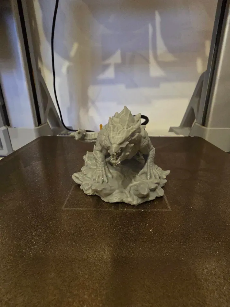Dragón de magma - Monstruo sin barba "Draco volcánico", vista 3
