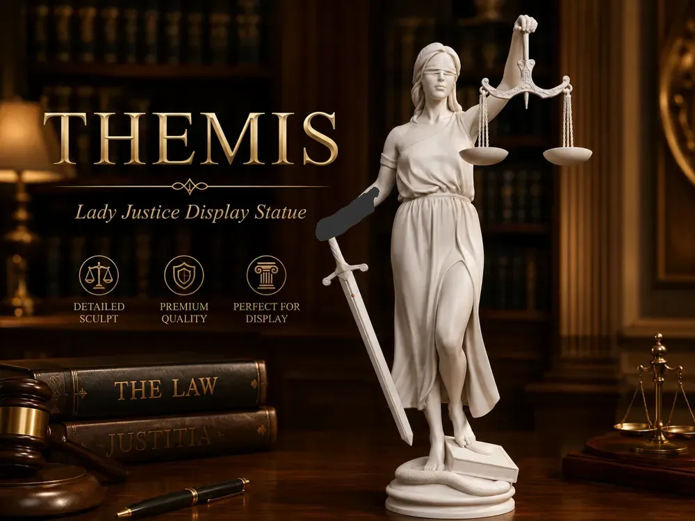 Temis Diosa de la Justicia, vista 1