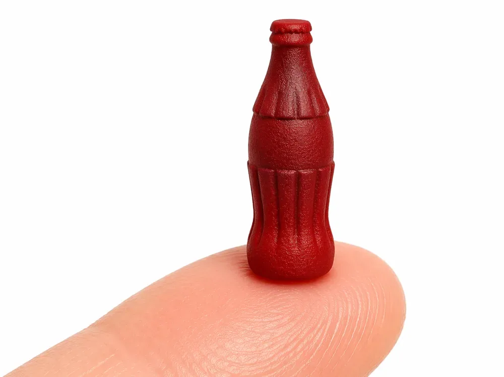 Serie Mini Iconos de Comida - #18 CocaCola Insp. Botella, vista 1