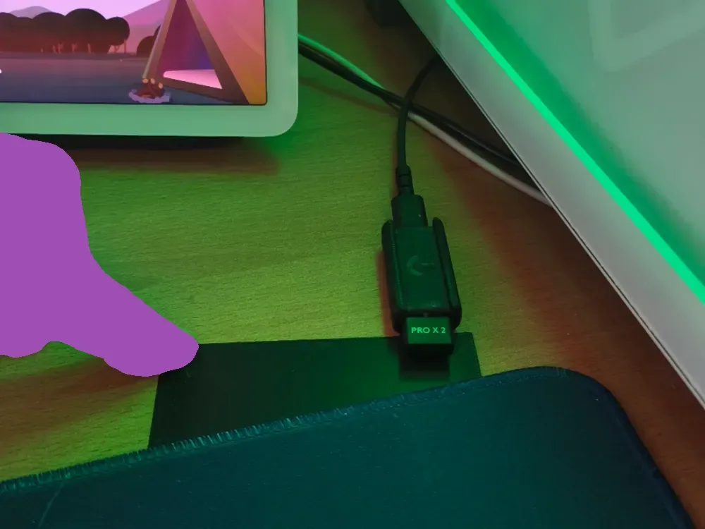 Soporte para llave USB Logitech G Pro X Superlight 2, vista 1