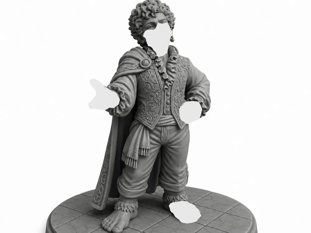 Cedric, el seductor Halfling, vista 1