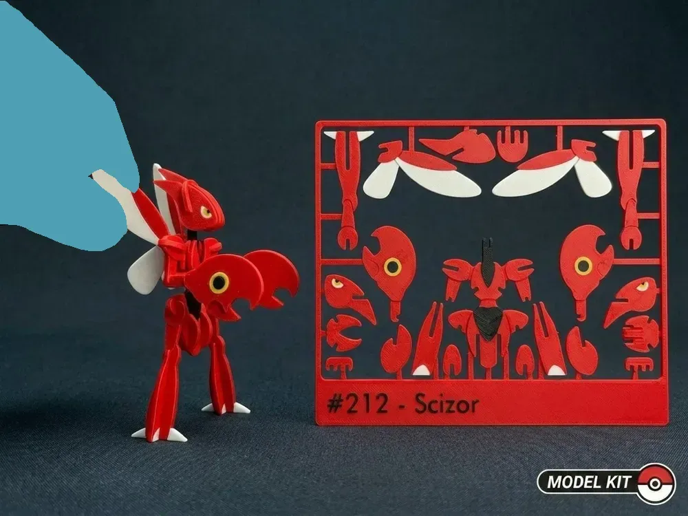 Pokémon #212 - Tarjeta del kit Scizor, vista 1