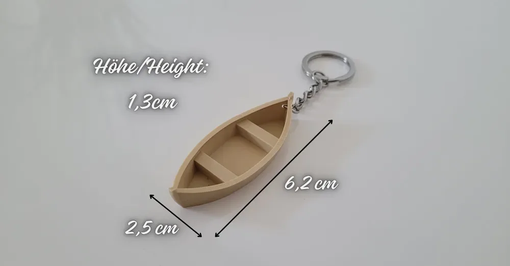 Llavero Mini Canoa, vista 2