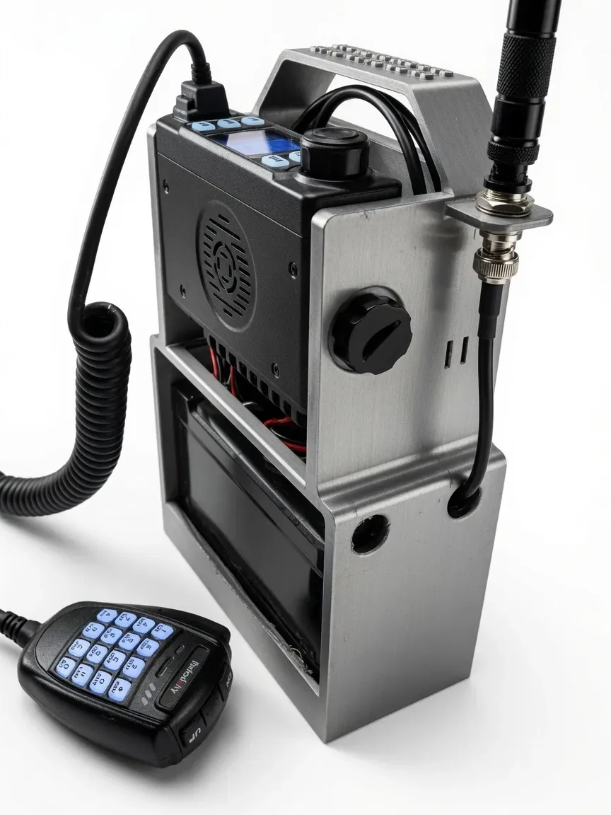 Radioddity DB20-G Paquete de radio Bolsa de comunicaciones Manpack, vista 2