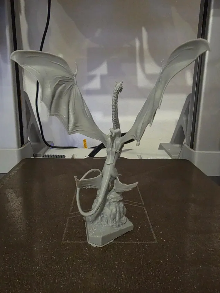 Modelo Dragón Caraxes – Inspirado en la Casa del Dragón, vista 3