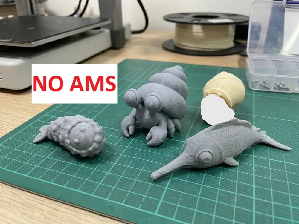 Juguetes de escritorio de animales del océano súper lindos | 5 diseños, vista 1