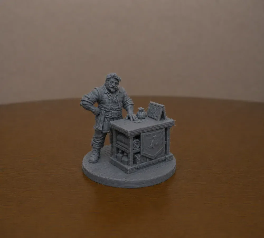 Tendero NPC D&D, vista 2