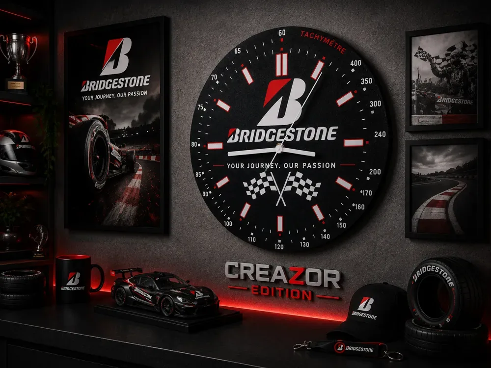 Reloj de pared modular – Edición Bridgestone, vista 2