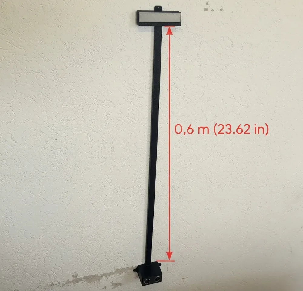 ¡Radar de marcha atrás para automóvil iluminado de bricolaje! para impresión 3D, vista 2