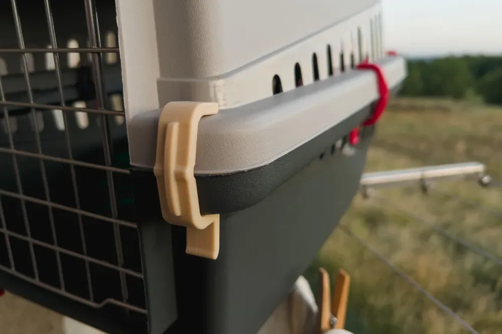 Clip de repuesto para transportador de mascotas (genérico) para impresión 3D, vista 2