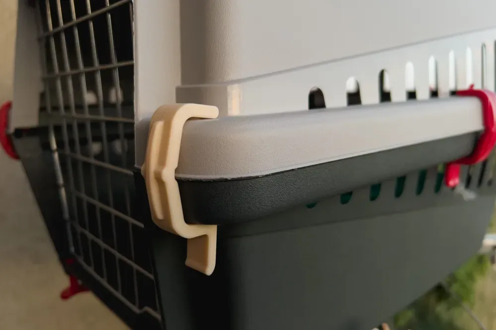 Clip de repuesto para transportador de mascotas (genérico) para impresión 3D, vista 3