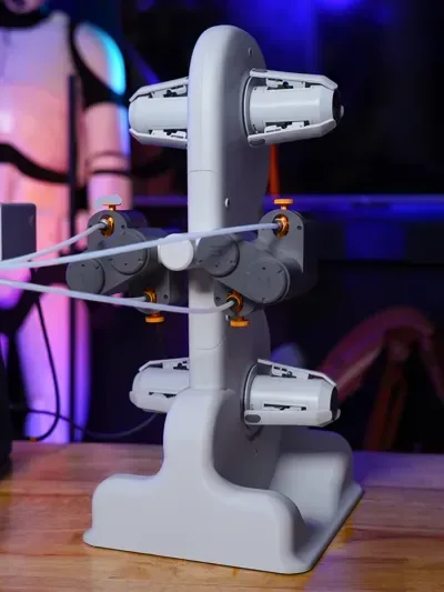 Base de estabilidad AMS Lite · Soporte vertical para impresión 3D, vista 3