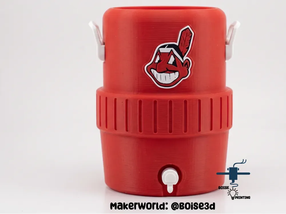 Jefe Wahoo (Cleveland) – Igloo Cooler Koozie, vista 1