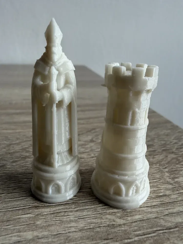 juego de ajedrez medieval, vista 3