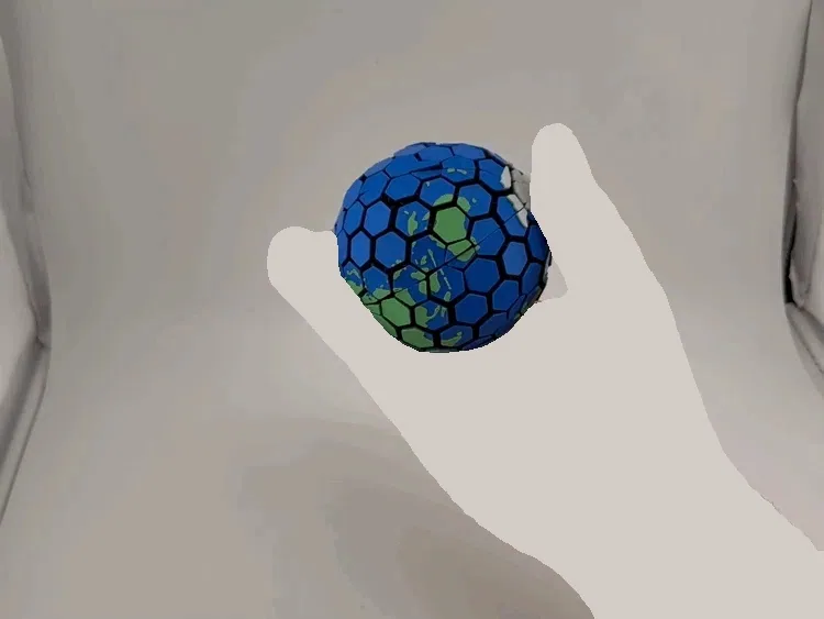 Tela de la NASA: Globo (no se necesita AMS), vista 1