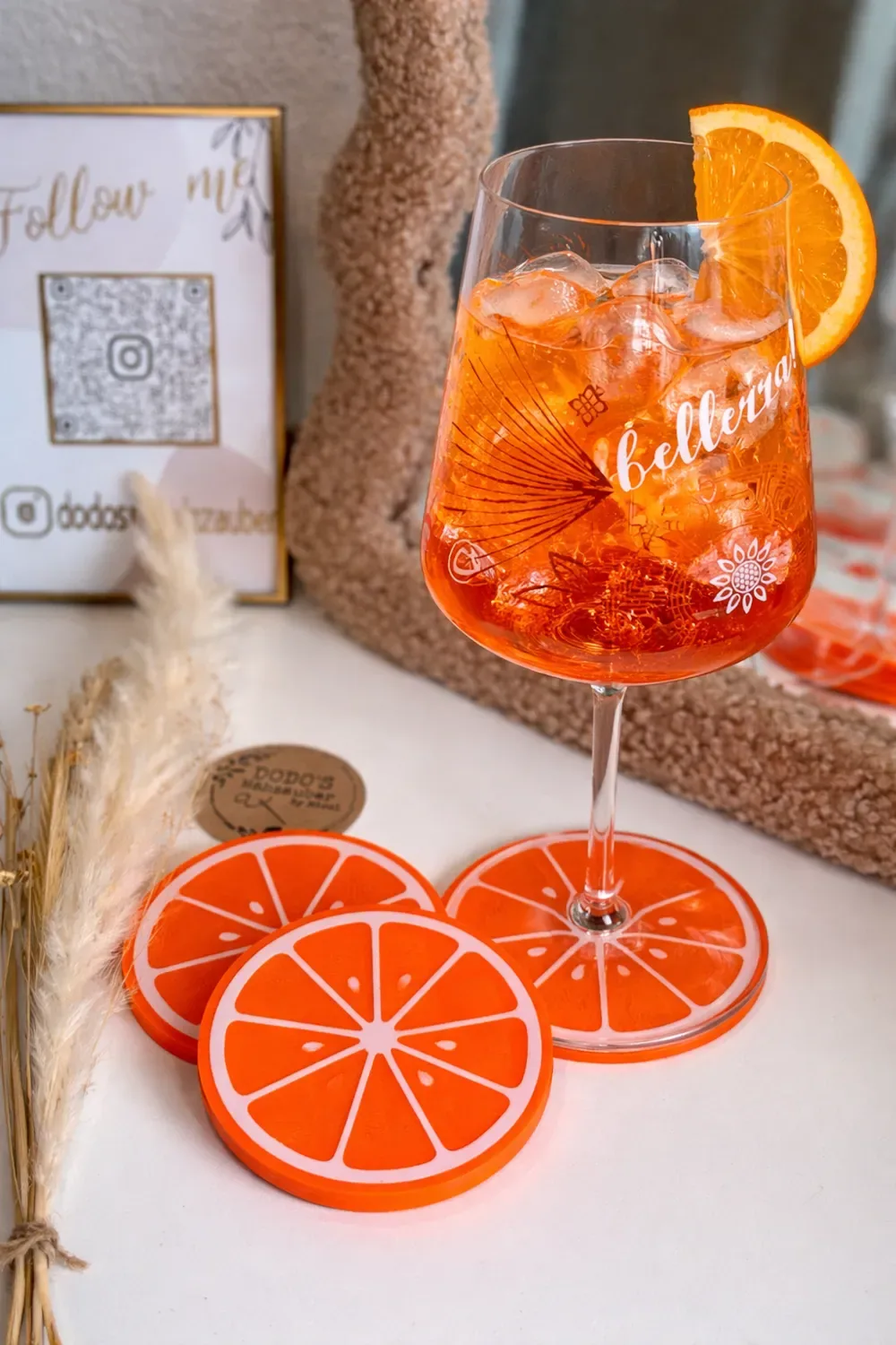 Posavasos Naranja, vista 2