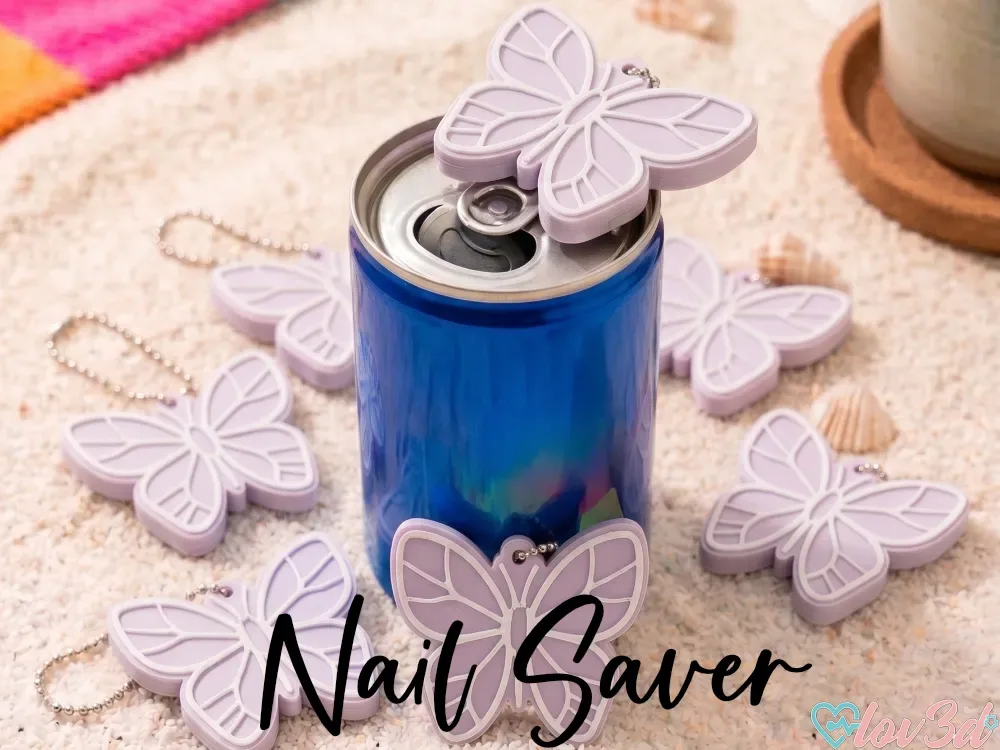 Elegante abridor de latas con forma de mariposa., vista 1