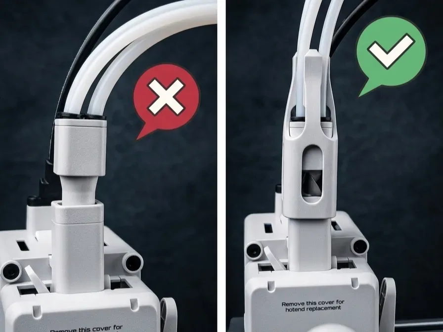 Soporte y protección de tubos de PTFE A2L - Herramienta 2 en 1+, vista 1