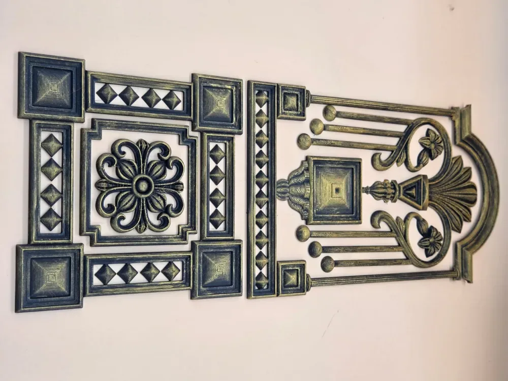 Adorno elegante para puertas y muebles, vista 2