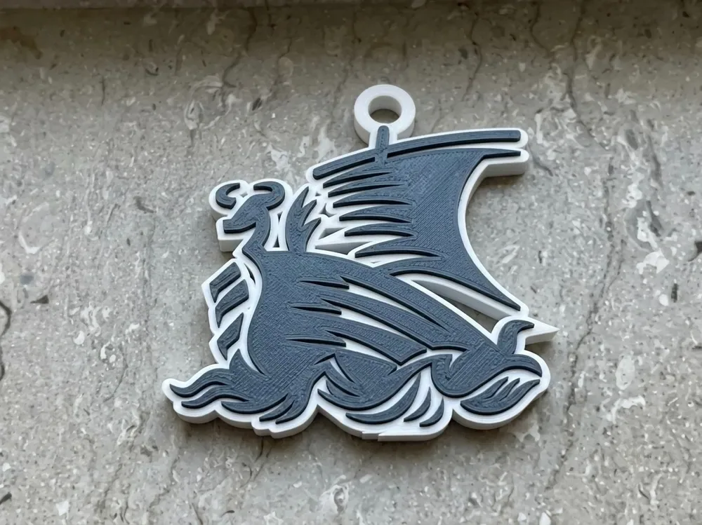 Llavero vikingo, vista 2