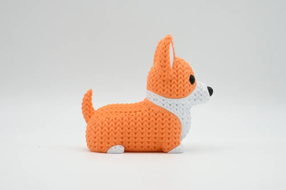 Perro Corgi de punto, vista 2