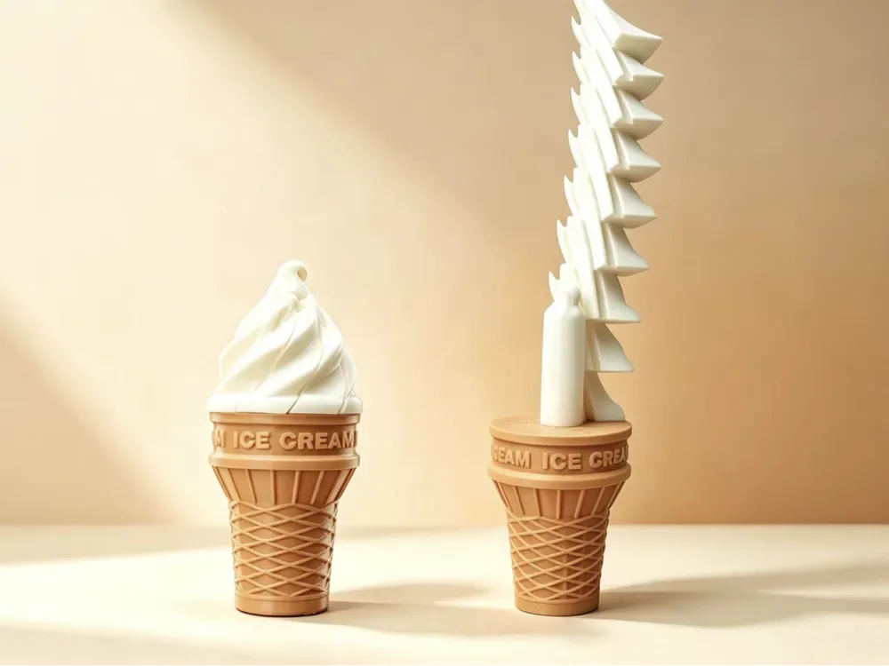 Espada retráctil de helado, vista 1