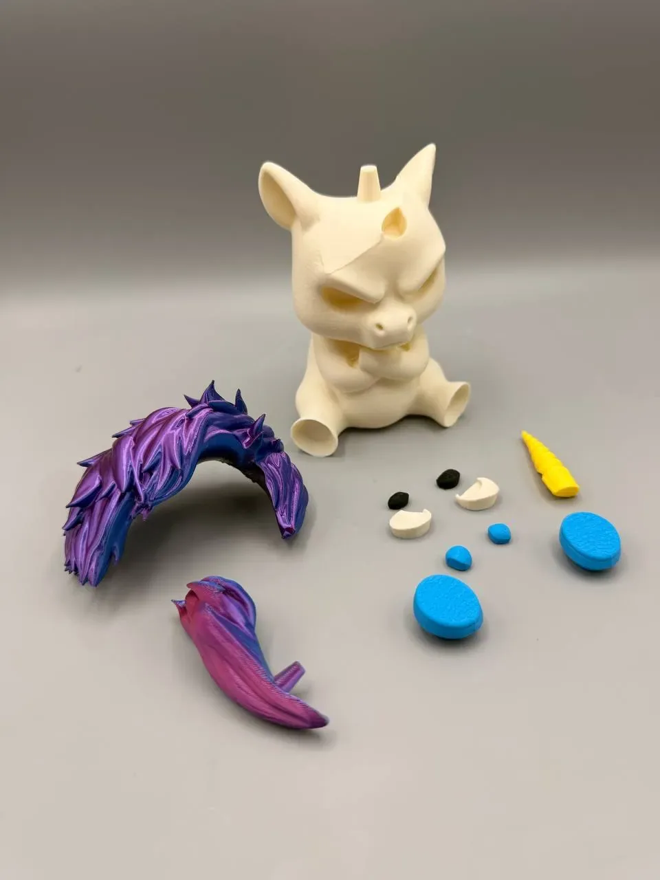 Unicornio gruñón, vista 3