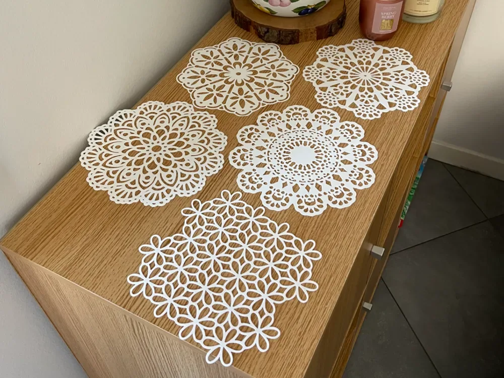 Colección elegante de tapetes de encaje | Tapetes de decoración del hogar, vista 1