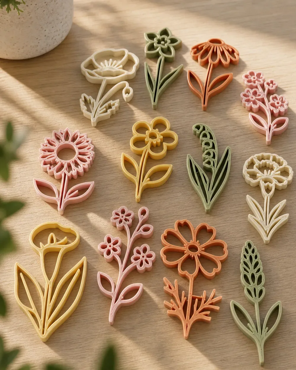 18 estacas de flores – para macetas y jardines, vista 2
