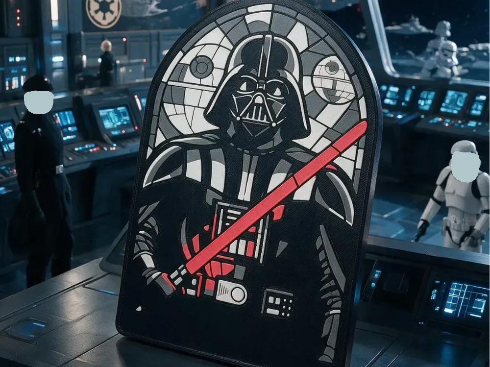 Vidrieras de Darth Vader, vista 1