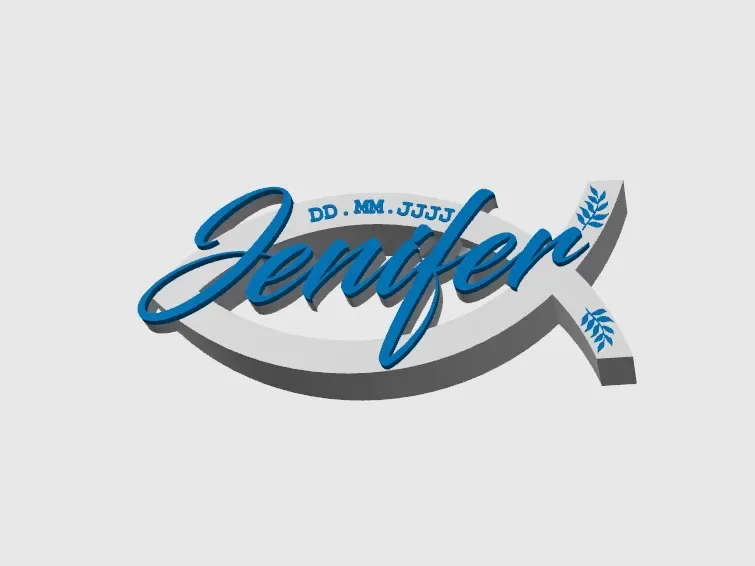 Confirmación, Comunión, Bautismo con nombre Jenifer, vista 1