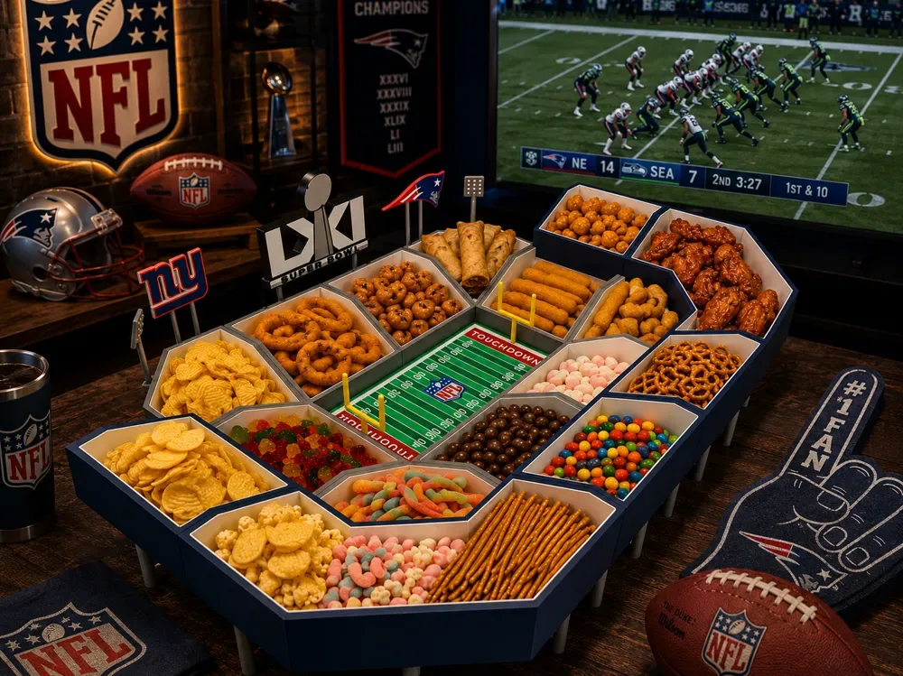 Estadio modular de refrigerios de la NFL, Arena de refrigerios del Super Bowl, vista 1