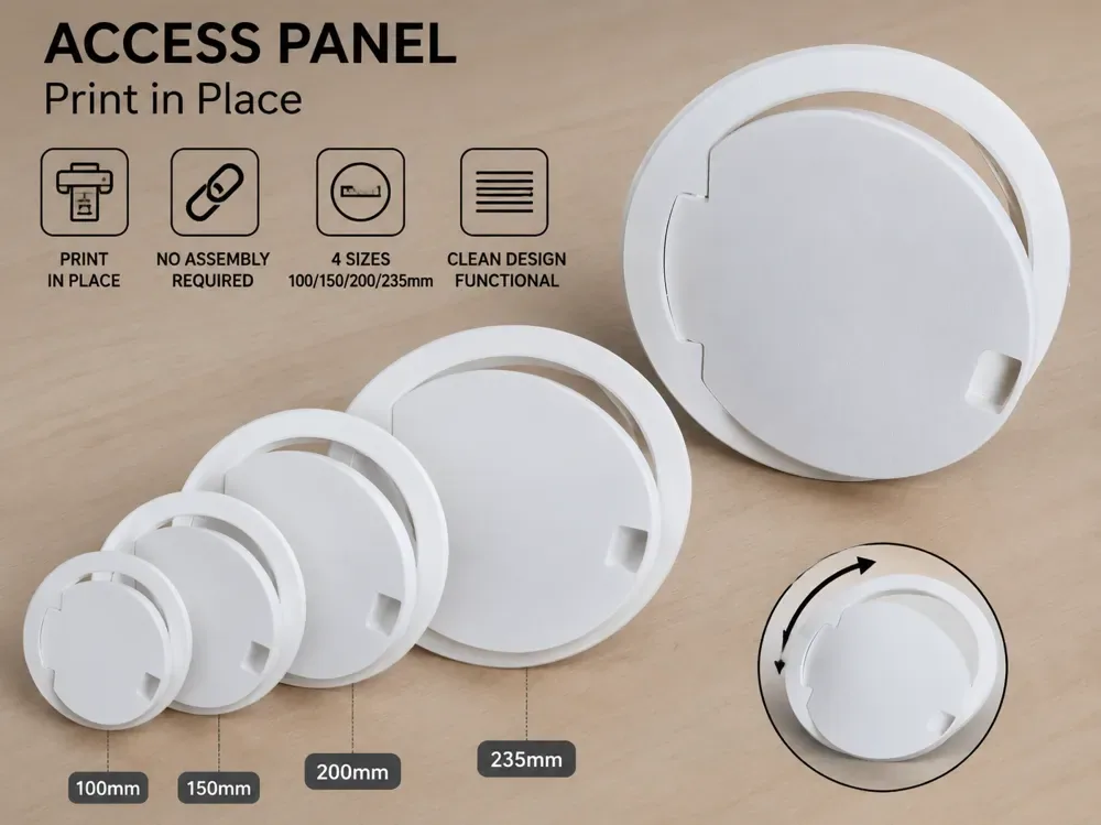 Puerta de acceso / Trampilla de inspección, vista 1