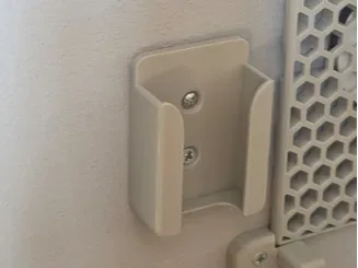 soporte mando a distancia aire acondicionado para impresión 3D, vista 1
