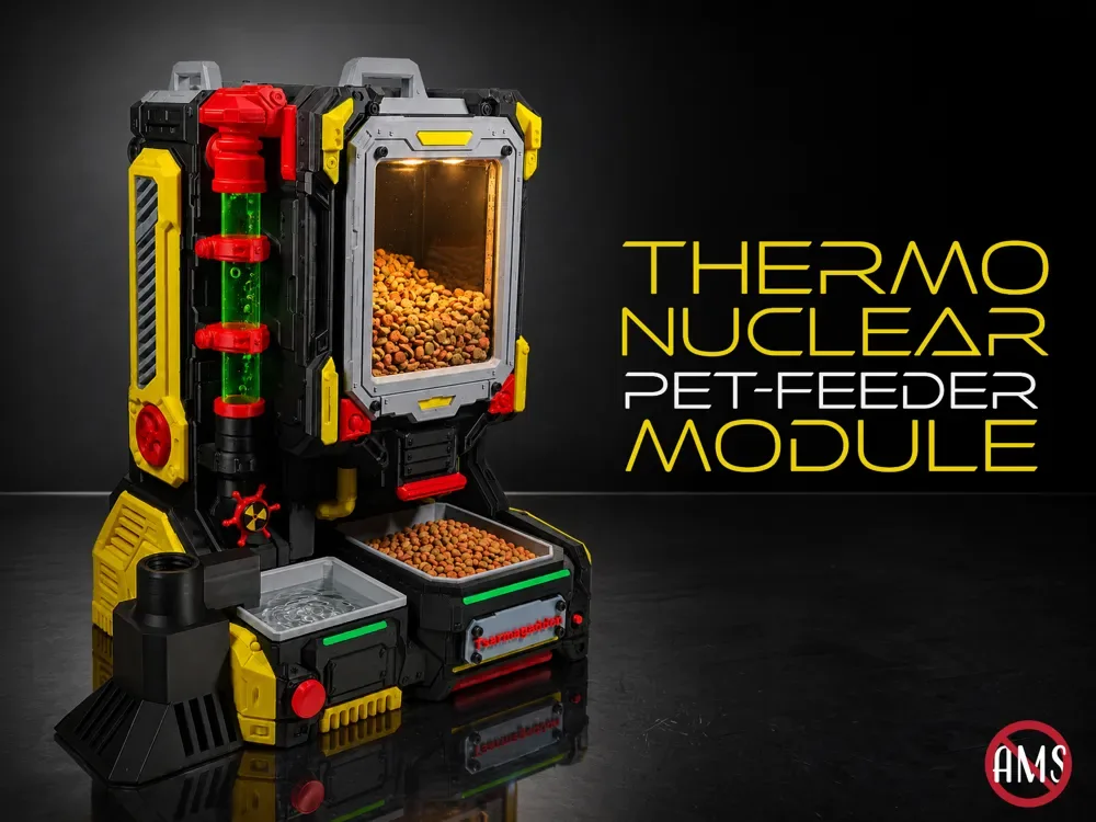 Módulo de alimentación automática de mascotas: Reactor termonuclear para impresión 3D, vista 1