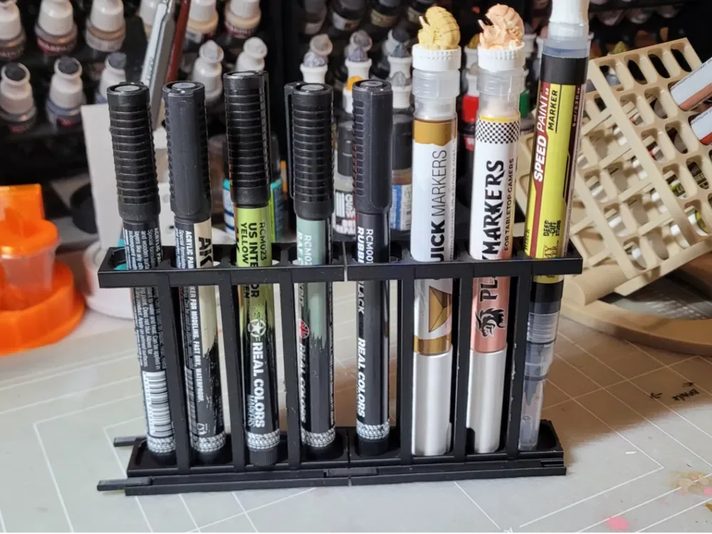 organizador de escritorio para rotuladores lineales para impresión 3D, vista 1