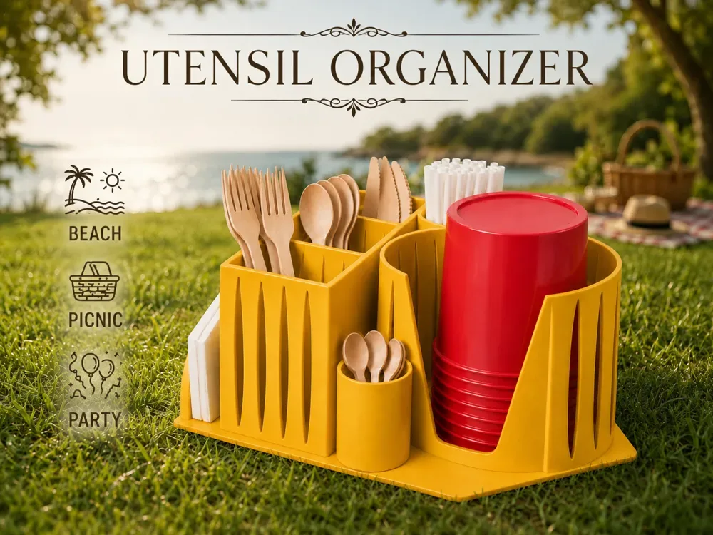 Organizador de utensilios portátil para impresión 3D, vista 1