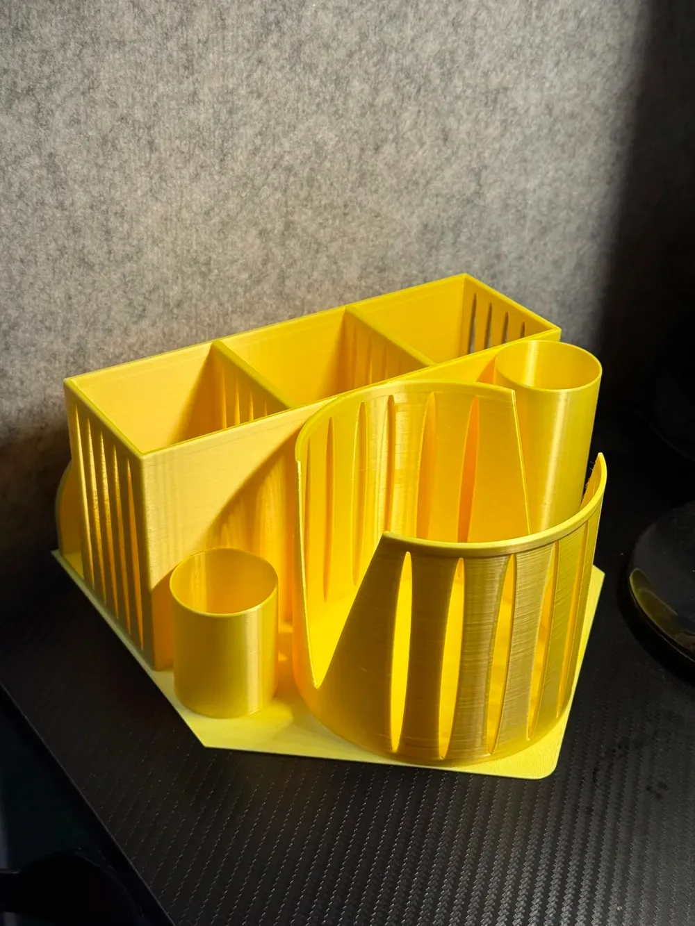 Organizador de utensilios portátil para impresión 3D, vista 3