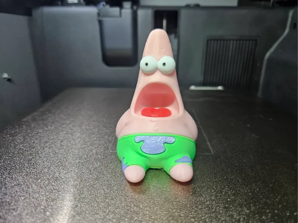 Patrick Star: altura total de aproximadamente 75 mm, no se requiere AMS, vista 1