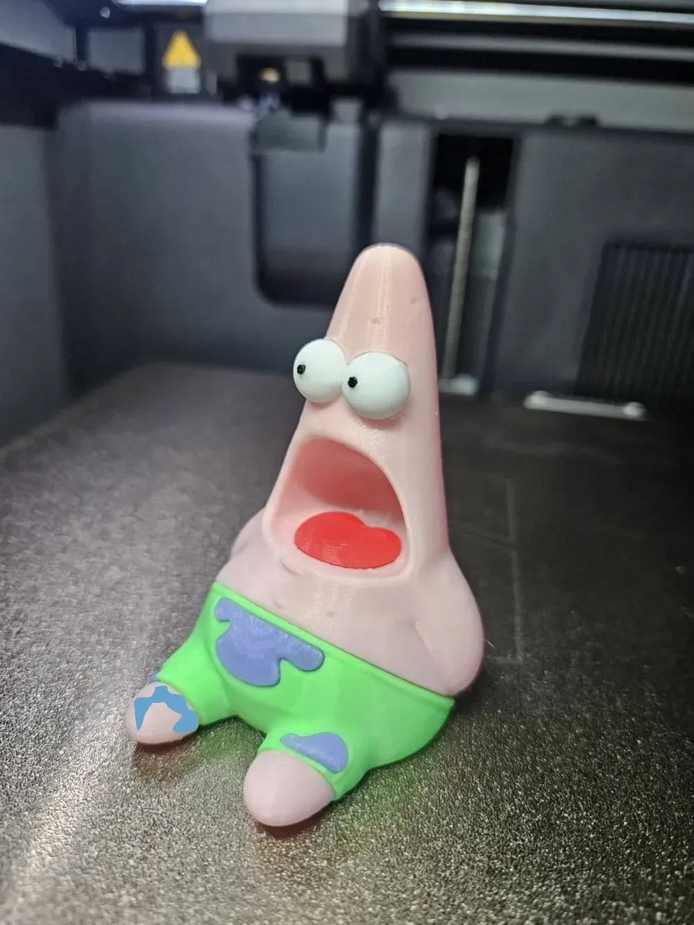 Patrick Star: altura total de aproximadamente 75 mm, no se requiere AMS, vista 2