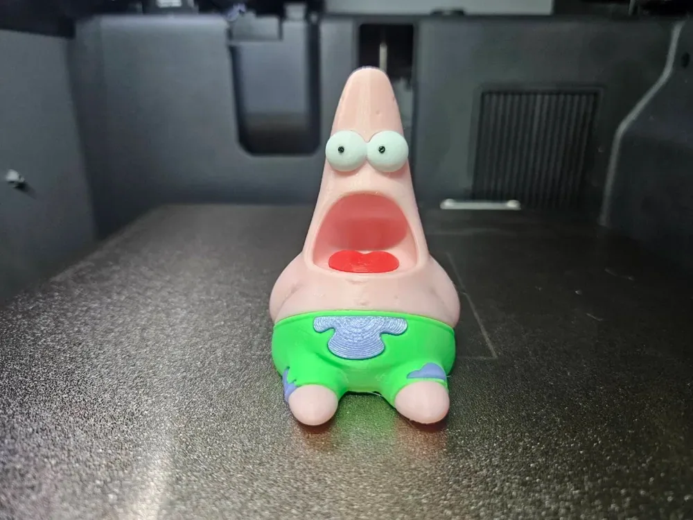 Patrick Star: altura total de aproximadamente 75 mm, no se requiere AMS, vista 3