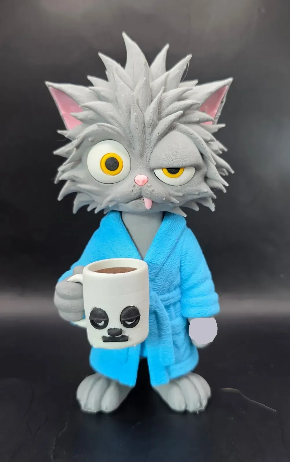 Gato dormido “Not a Meowning Person” V2 — sin AMS, vista 2
