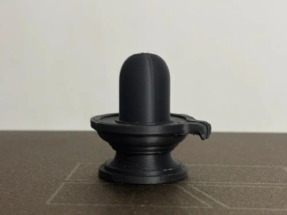 Elegante Shiva Lingam - Ídolo divino hindú, vista 3