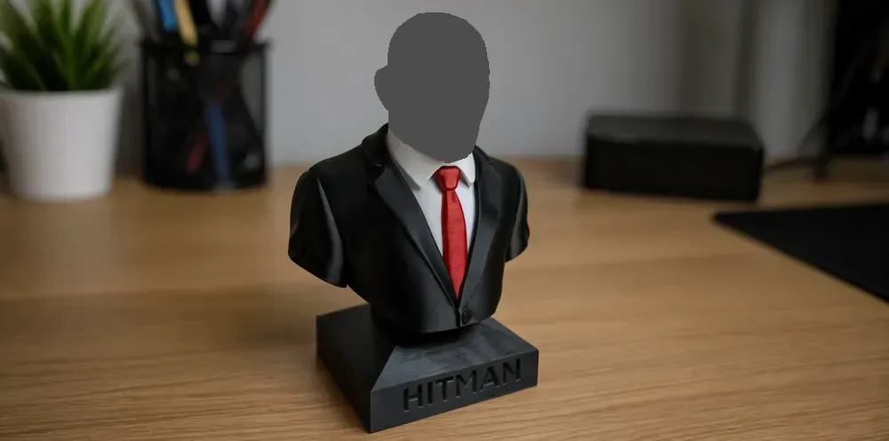 Agente 47 – Busto de Hitman | SIN AMS | MULTIPARTES, vista 2